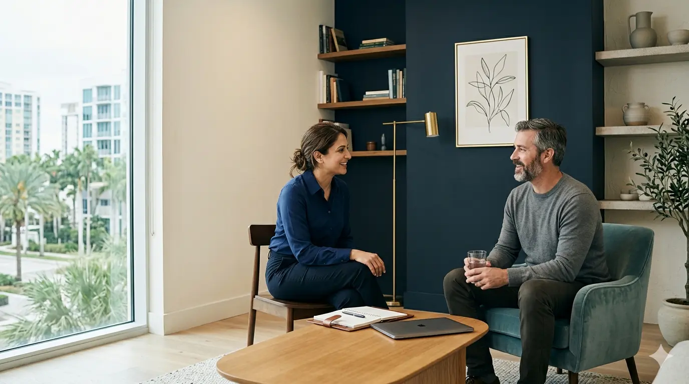 Aquarian Health consultation room — unhurried, patient-centered care